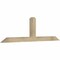 Ekena Millwork Portland Rough Sawn Timber Gable Bracket, Douglas Fir, 72"W x 21"H x 4"D x 4"F, 7/12 Pitch GBW072X21X0404POR00RDF - alternate 5